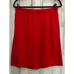 Under‎ Armour Men’s Basketball Style Shorts Size Large Red